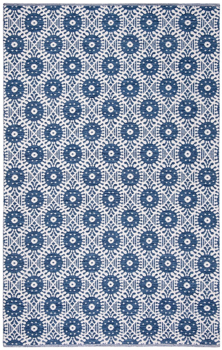 Safavieh Montauk Mtk612C Navy / Ivory Rugs.