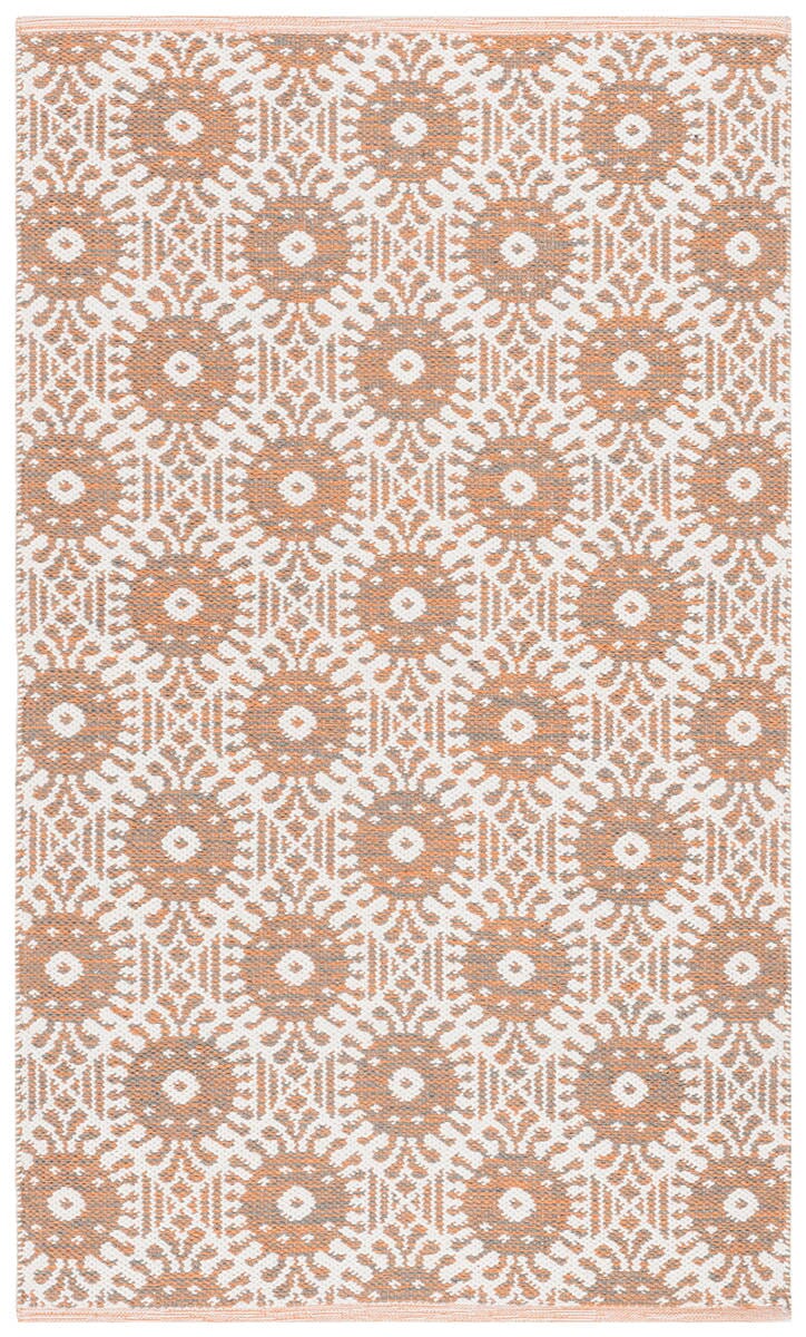 Safavieh Montauk Mtk612D Orange / Ivory Rugs.