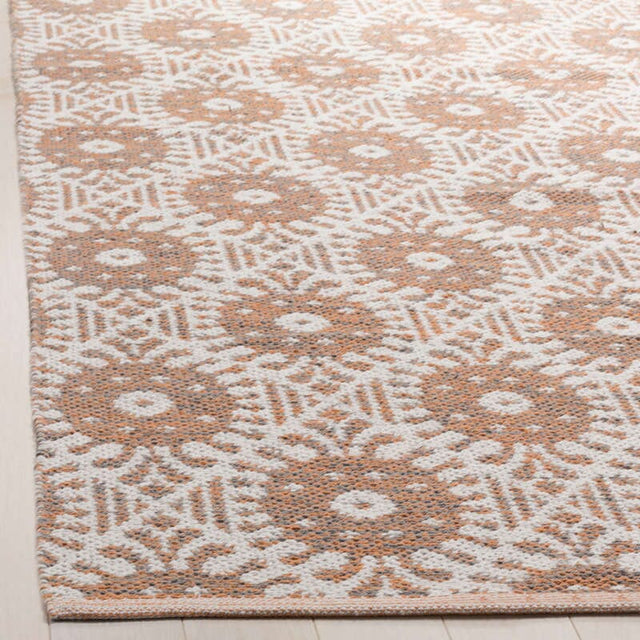 Safavieh Montauk Mtk612D Orange / Ivory Rugs.