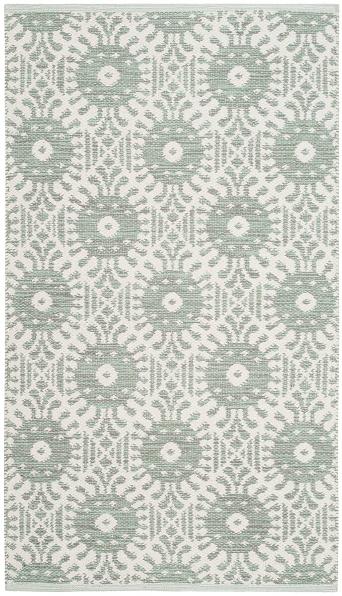 Safavieh Montauk Mtk612G Light Green / Ivory Rugs.