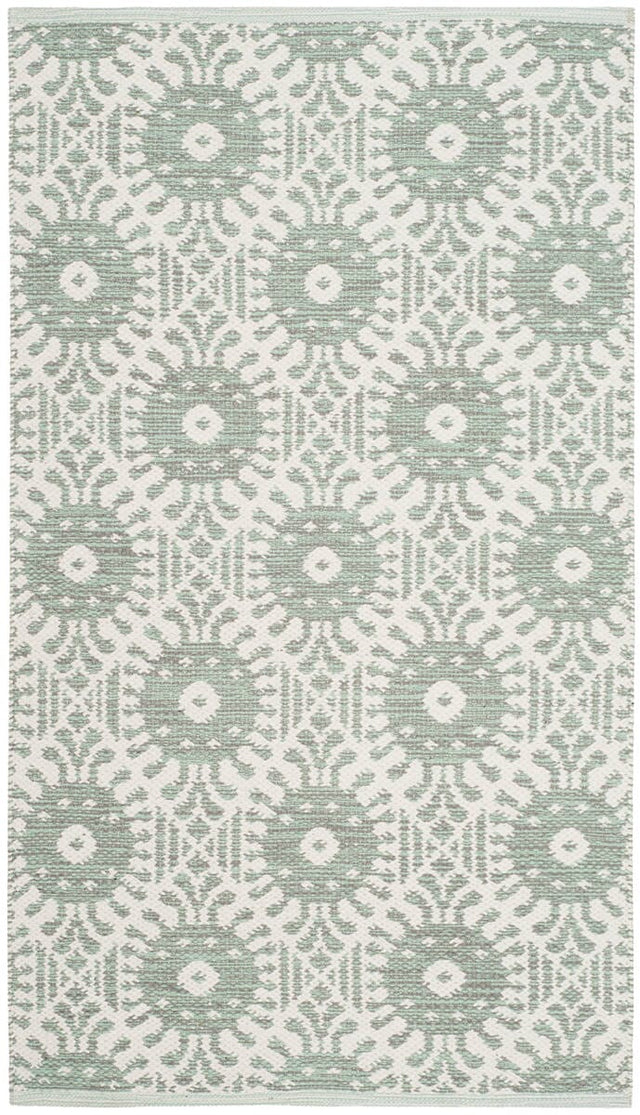 Safavieh Montauk Mtk612G Light Green / Ivory Rugs.