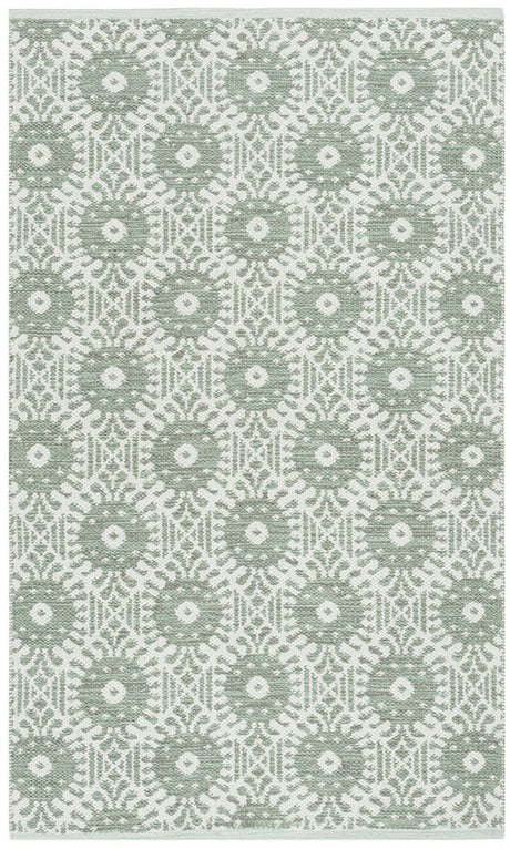 Safavieh Montauk Mtk612G Light Green / Ivory Rugs.