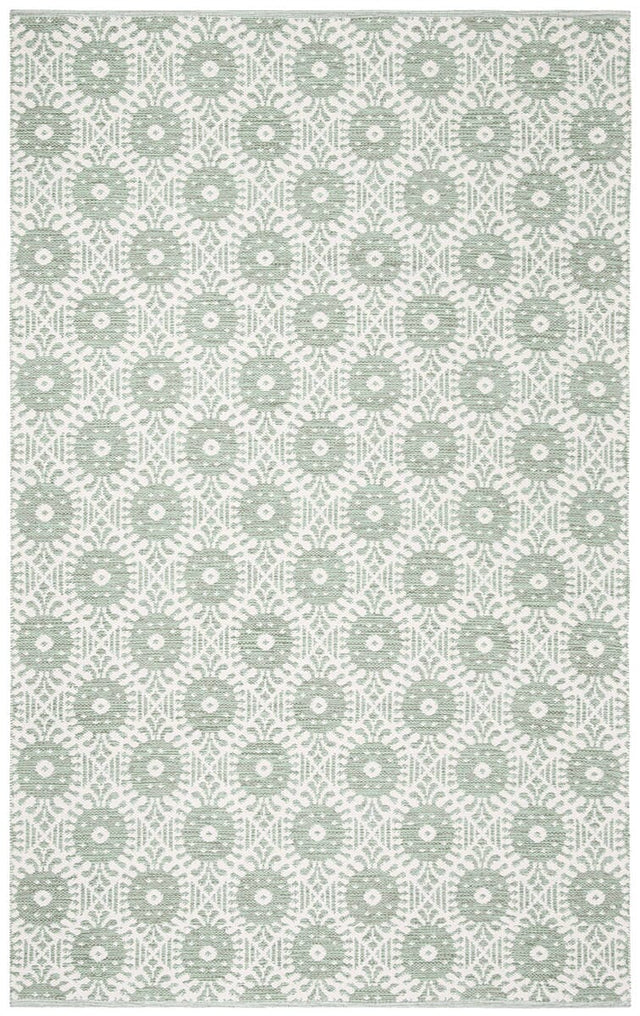 Safavieh Montauk Mtk612G Light Green / Ivory Rugs.