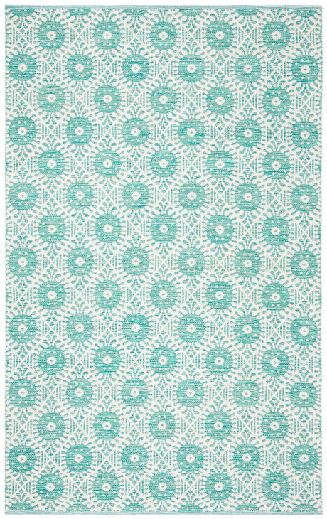 Safavieh Montauk Mtk612H Aqua / Ivory Rugs.