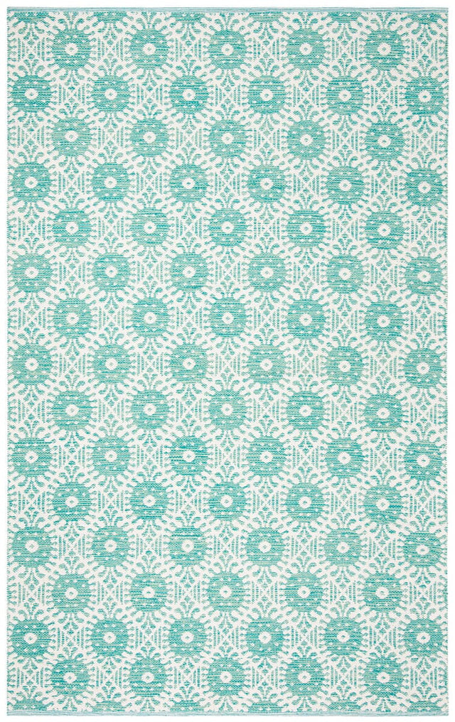 Safavieh Montauk Mtk612H Aqua / Ivory Rugs.