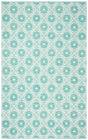 Safavieh Montauk Mtk612H Aqua / Ivory Rugs.
