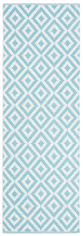 Safavieh Montauk Mtk613L Light Blue / Ivory Rugs.