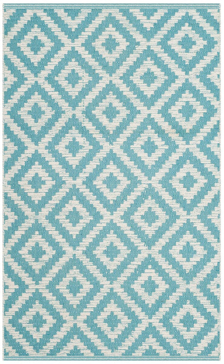 Safavieh Montauk Mtk613L Light Blue / Ivory Rugs.