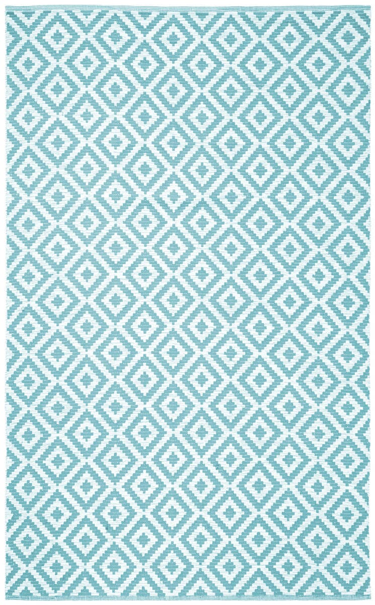 Safavieh Montauk Mtk613L Light Blue / Ivory Rugs.