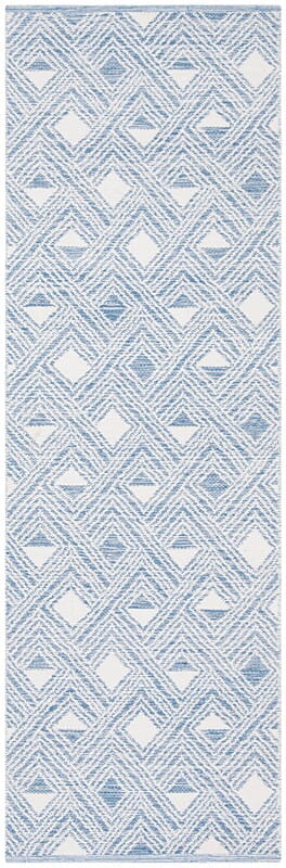 Safavieh Montauk Mtk614B Blue / Ivory Rugs.