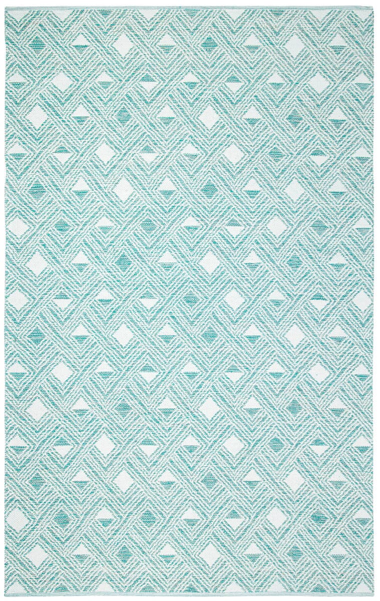 Safavieh Montauk Mtk614H Aqua / Ivory Rugs.