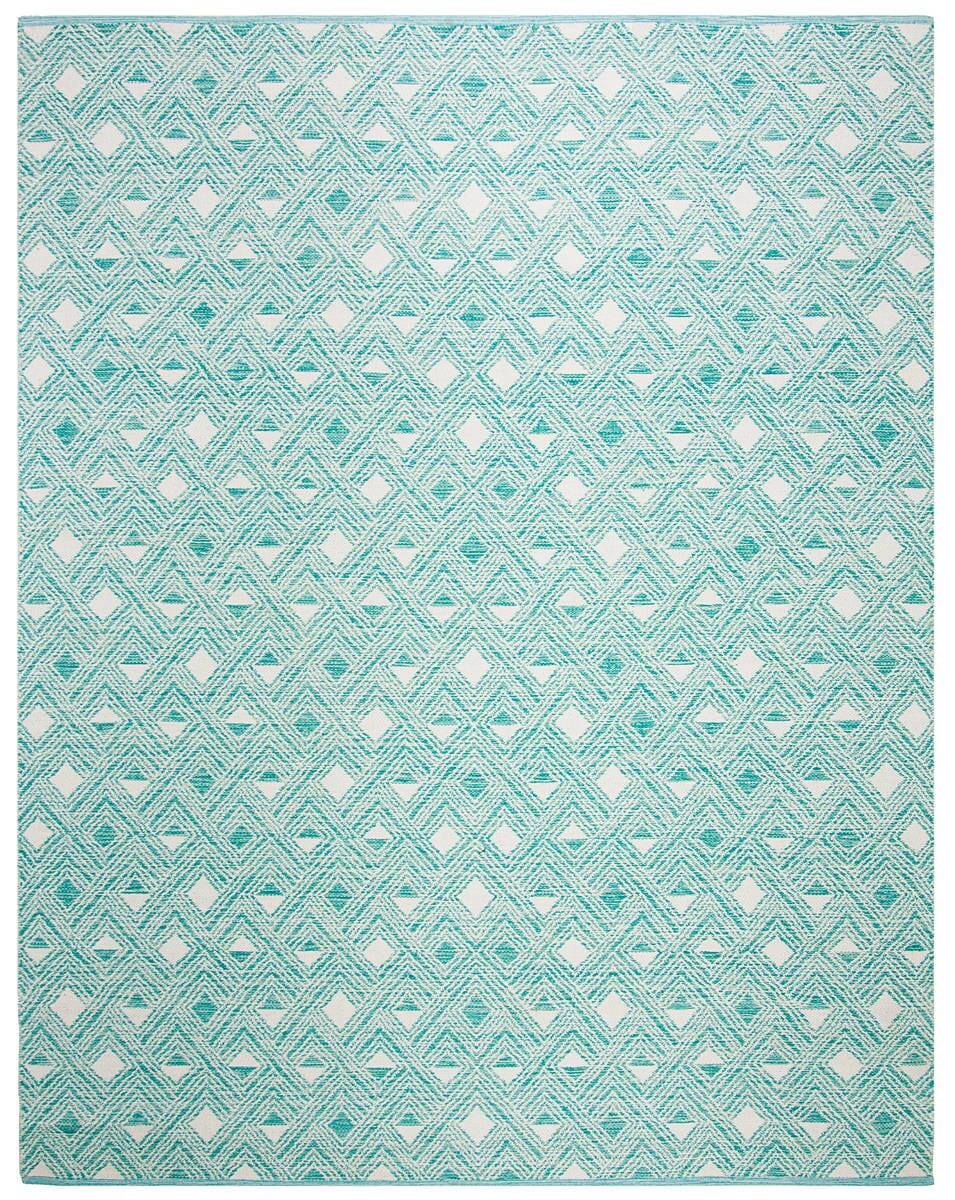 Safavieh Montauk Mtk614H Aqua / Ivory Rugs.