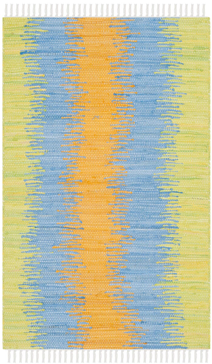 Safavieh Montauk Mtk710B Green / Gold Rugs.