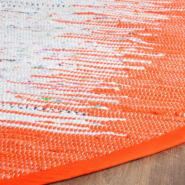 Safavieh Montauk Mtk711C Ivory / Orange Rugs.