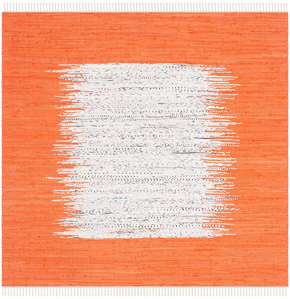 Safavieh Montauk Mtk711C Ivory / Orange Rugs.