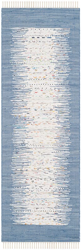Safavieh Montauk Mtk711E Ivory / Dark Blue Rugs.