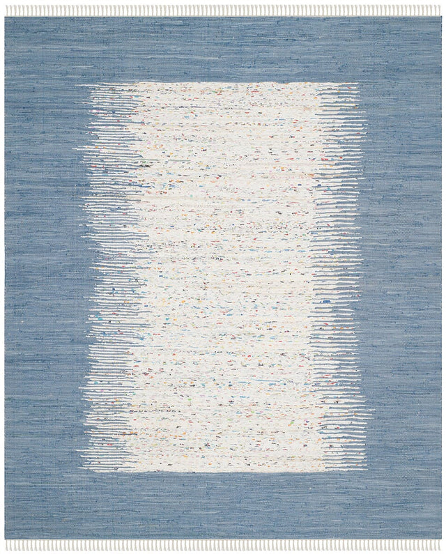 Safavieh Montauk Mtk711E Ivory / Dark Blue Rugs.