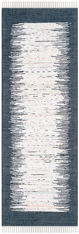 Safavieh Montauk Mtk711L Ivory / Navy Rugs.