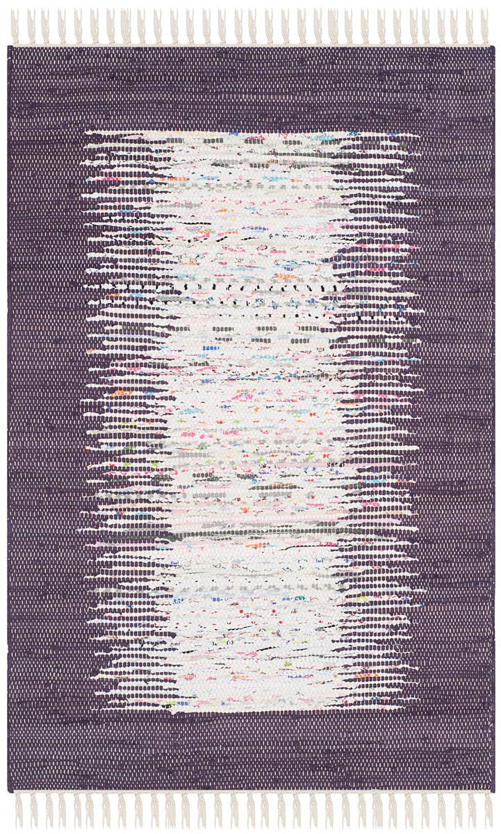 Safavieh Montauk Mtk711M Ivory / Purple Rugs.