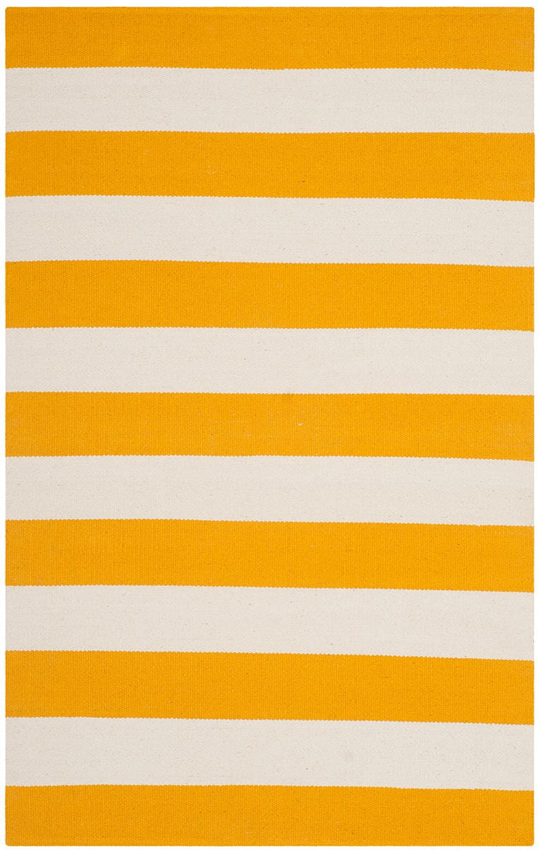 Safavieh Montauk Mtk712A Yellow / White Rugs.