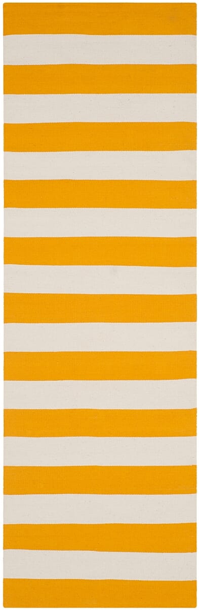 Safavieh Montauk Mtk712A Yellow / White Rugs.