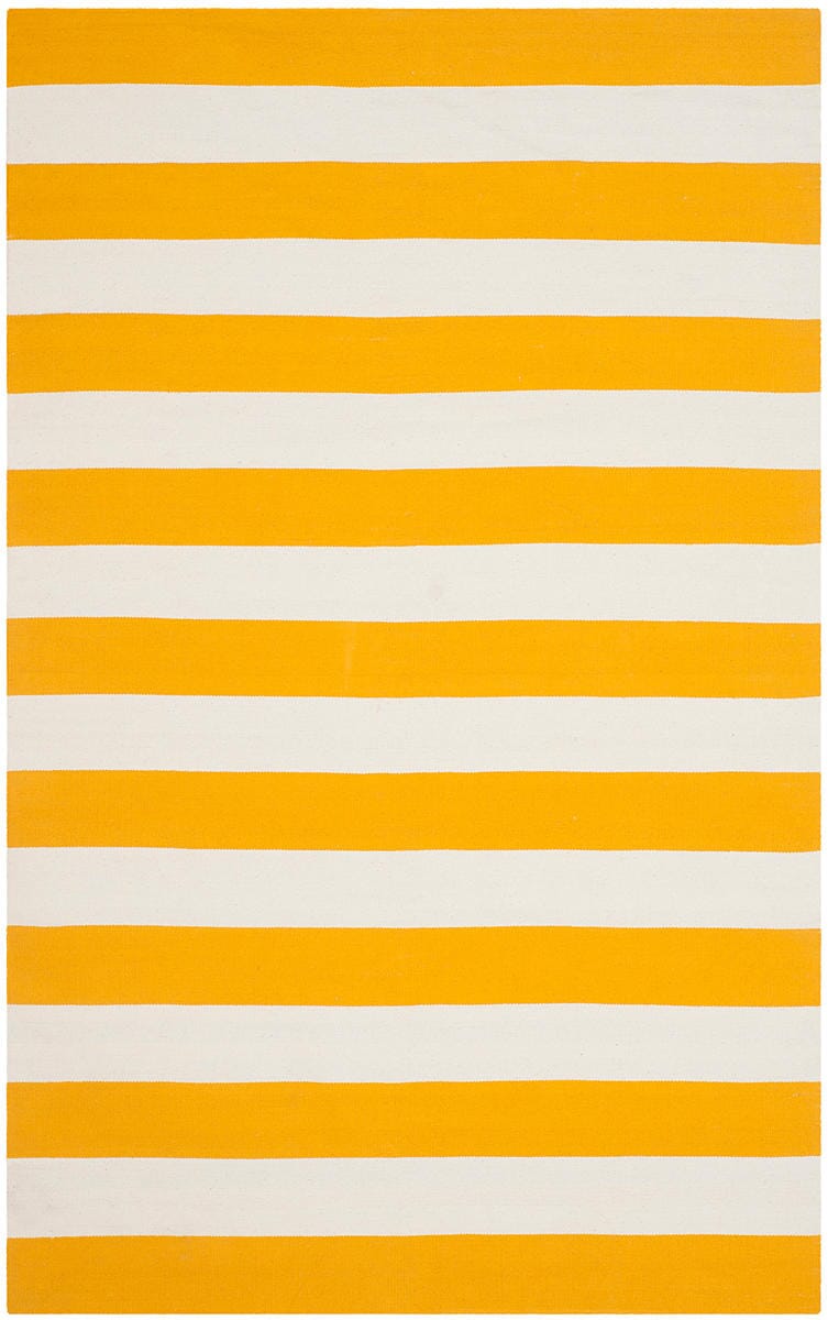 Safavieh Montauk Mtk712A Yellow / White Rugs.