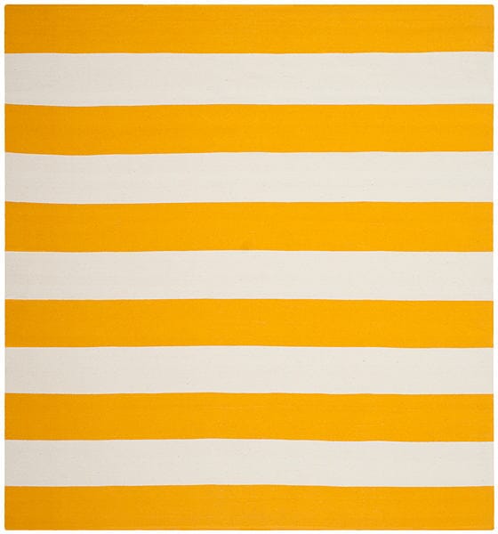 Safavieh Montauk Mtk712A Yellow / White Rugs.