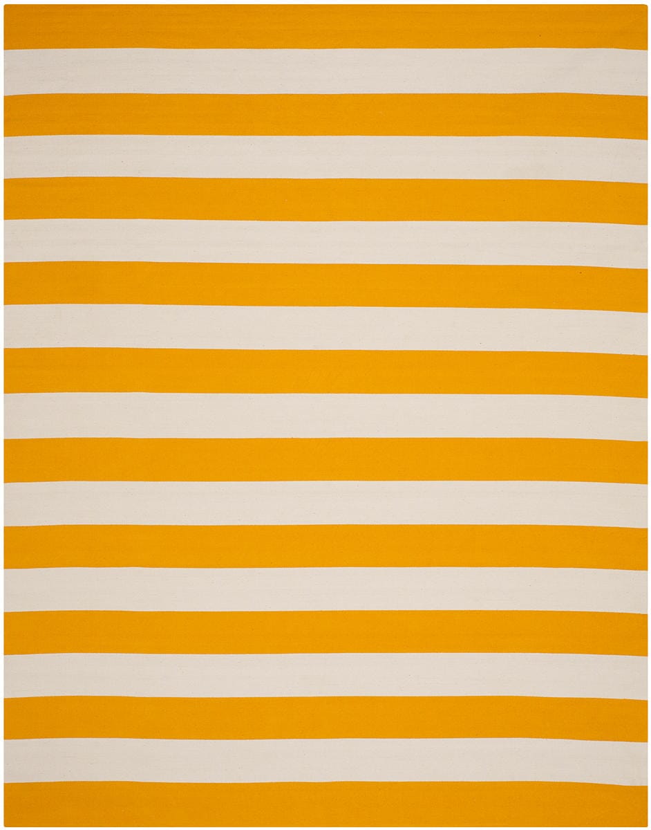 Safavieh Montauk Mtk712A Yellow / White Rugs.