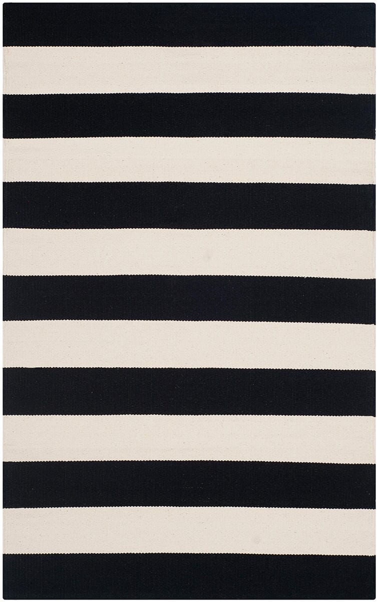 Safavieh Montauk Mtk712D Black / White Rugs.