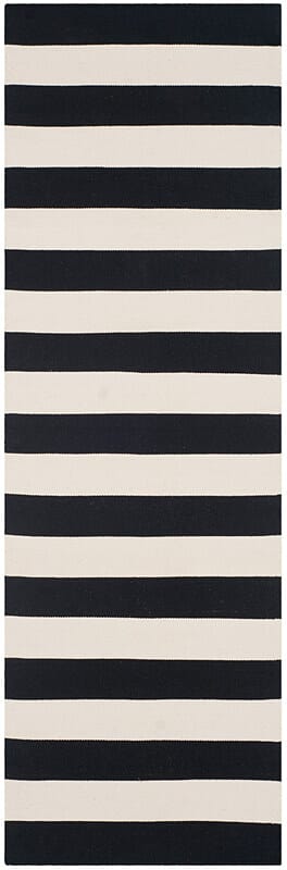 Safavieh Montauk Mtk712D Black / White Rugs.