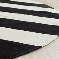 Safavieh Montauk Mtk712D Black / Ivory Striped Area Rug