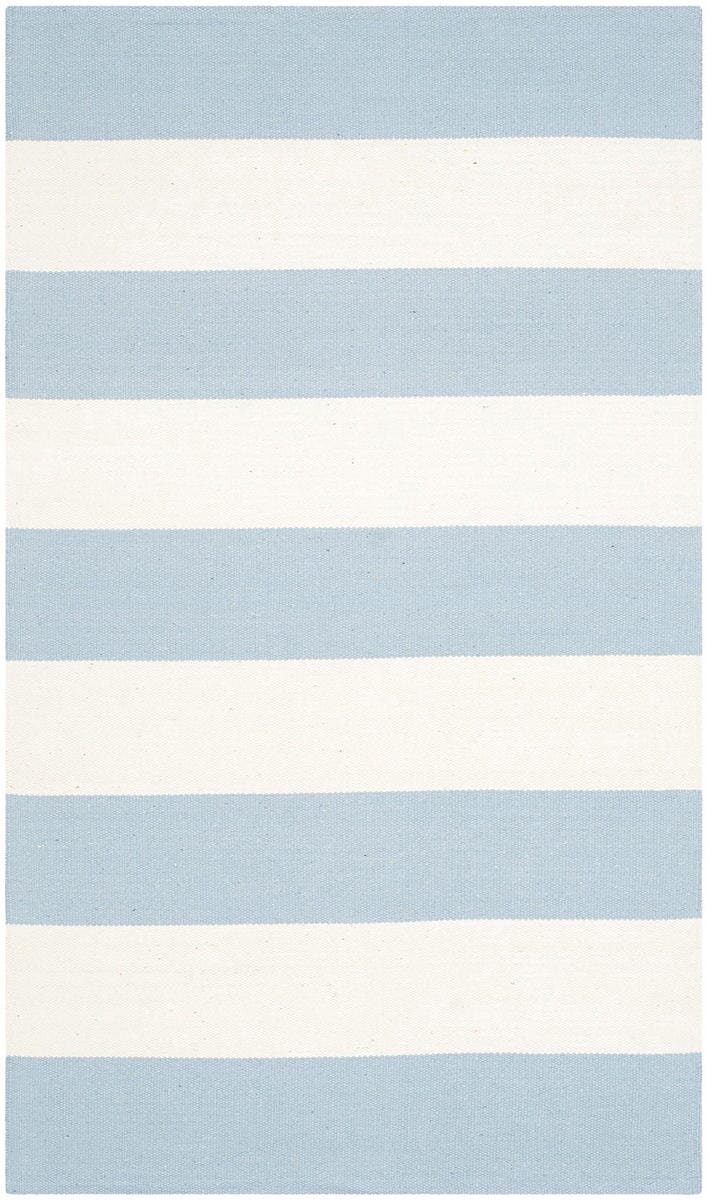 Safavieh Montauk Mtk712K Sky Blue / Ivory Rugs.
