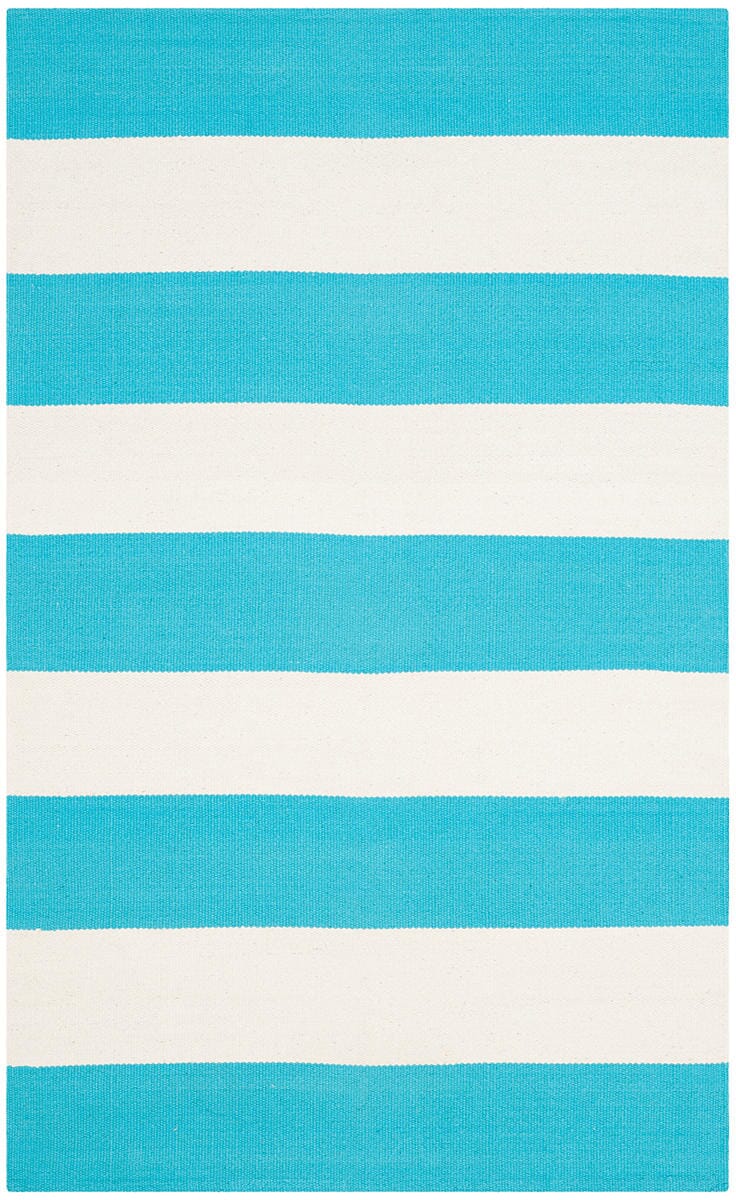 Safavieh Montauk Mtk712N Turquoise / Ivory Rugs.