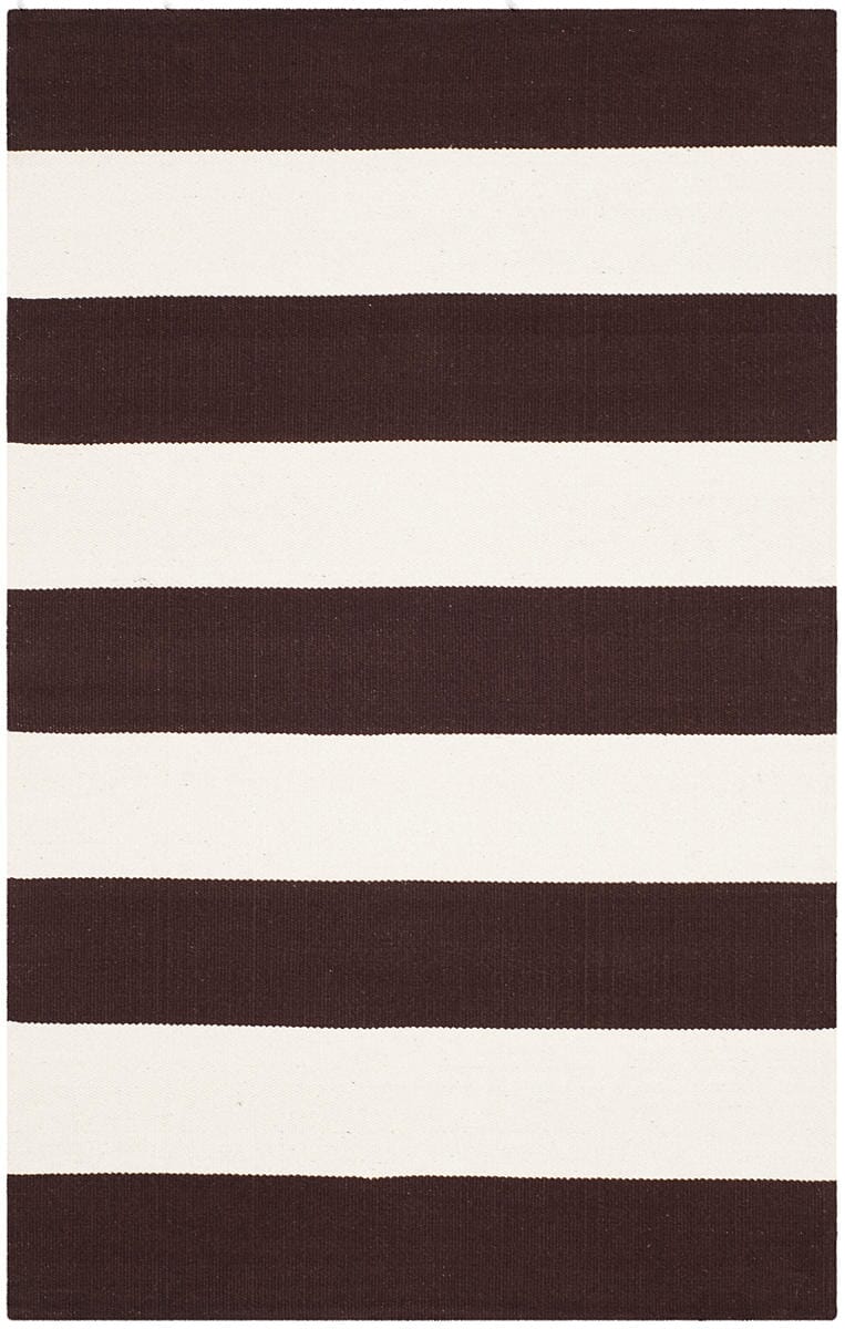 Safavieh Montauk Mtk712P Chocolate / Ivory Rugs.