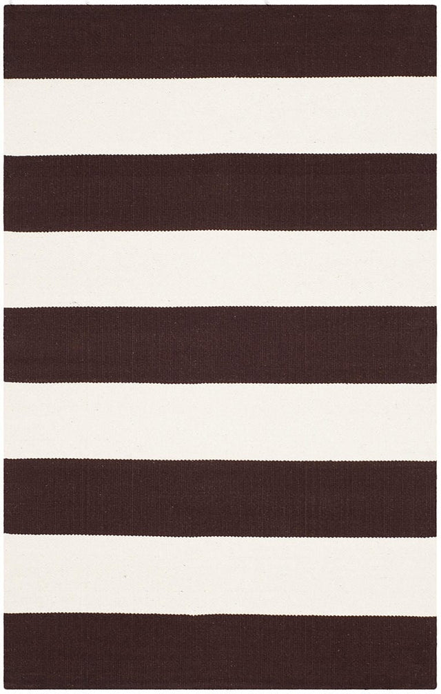 Safavieh Montauk Mtk712P Chocolate / Ivory Rugs.