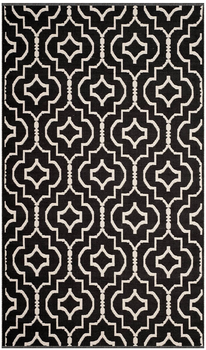 Safavieh Montauk Mtk722D Black / Ivory Rugs.