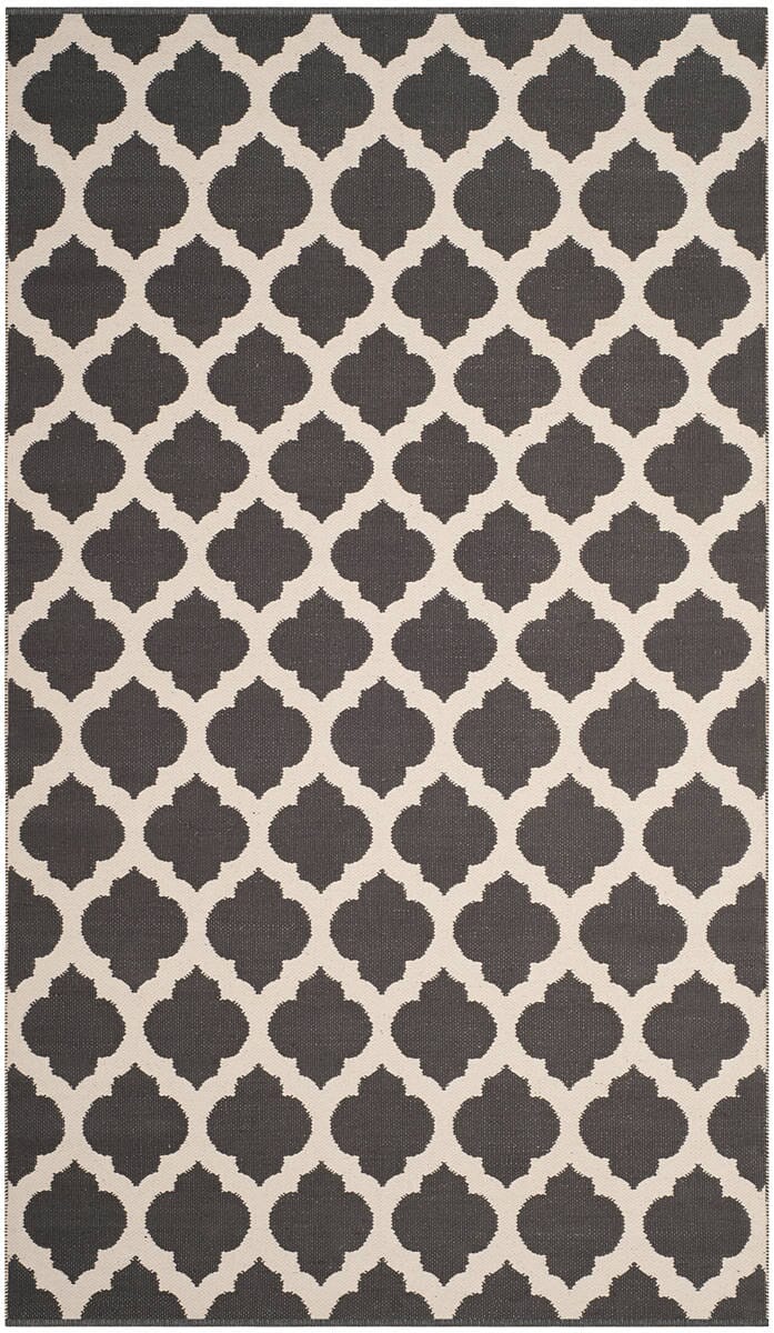 Safavieh Montauk Mtk723E Dark Grey / Ivory Rugs.