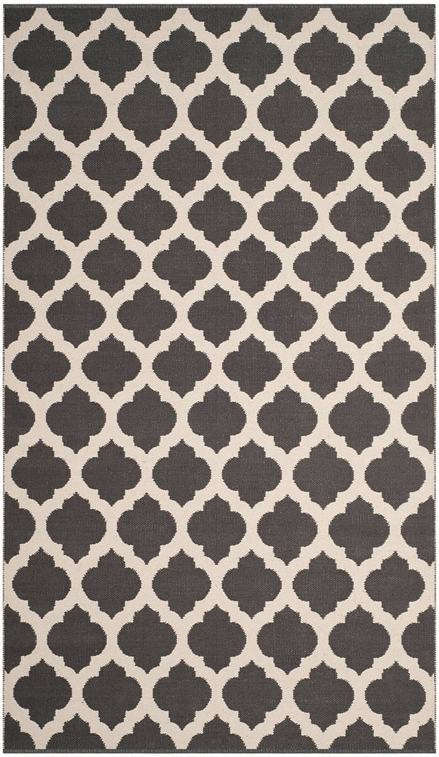 Safavieh Montauk Mtk723E Dark Grey / Ivory Rugs.