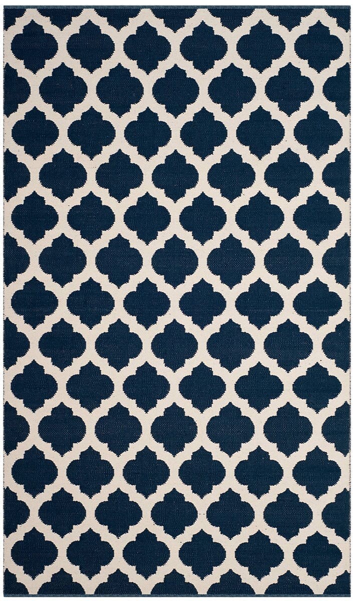 Safavieh Montauk Mtk723H Navy / Ivory Rugs.