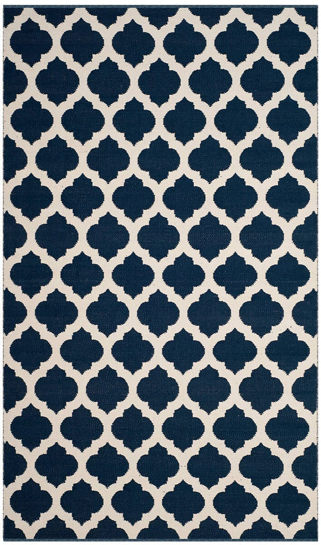 Safavieh Montauk Mtk723H Navy / Ivory Rugs.