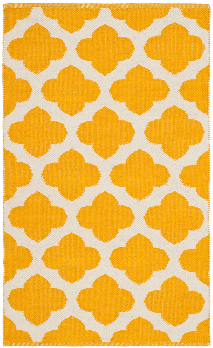 Safavieh Montauk Mtk723J Yellow / Ivory Rugs.