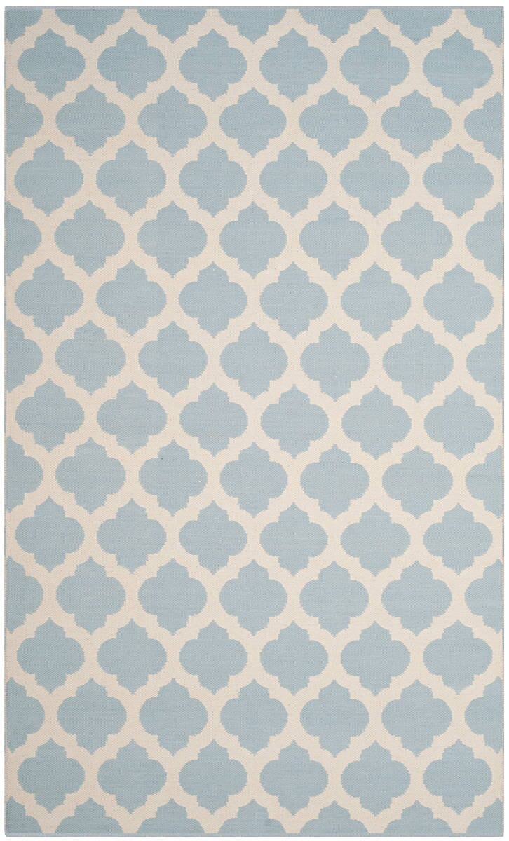 Safavieh Montauk Mtk723K Light Blue / Ivory Rugs.