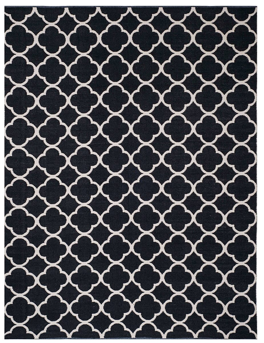 Safavieh Montauk Mtk725D Black / Ivory Rugs.