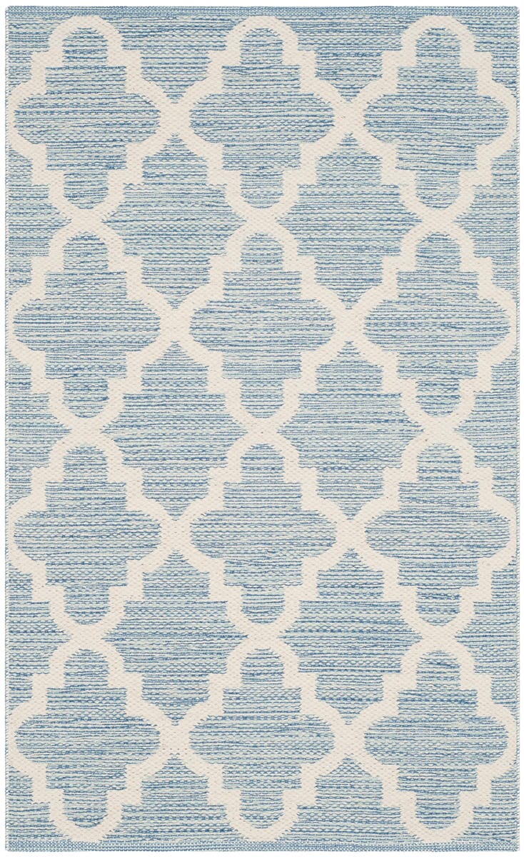 Safavieh Montauk Mtk810B Light Blue / Ivory Rugs.