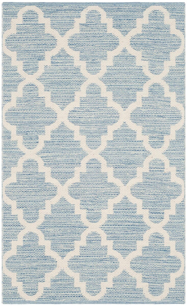 Safavieh Montauk Mtk810B Light Blue / Ivory Rugs.