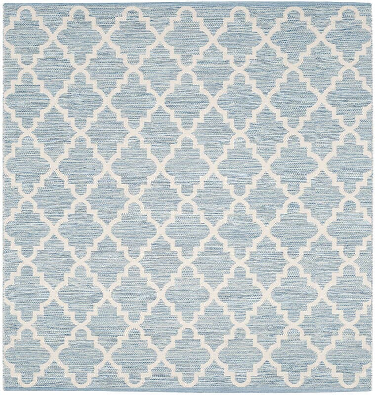 Safavieh Montauk Mtk810B Light Blue / Ivory Rugs.