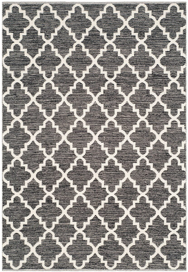 Safavieh Montauk Mtk810D Black / Ivory Rugs.