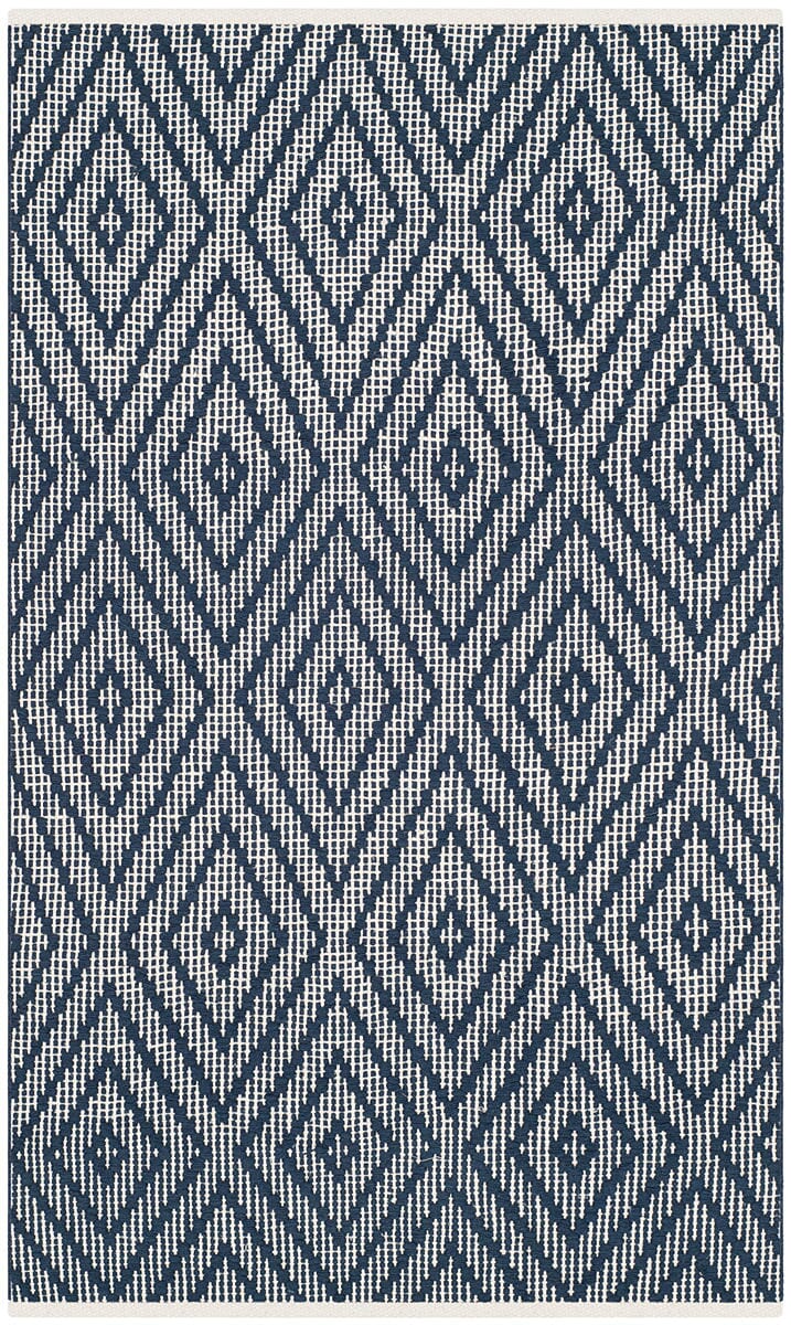 Safavieh Montauk Mtk811C Navy / Ivory Rugs.