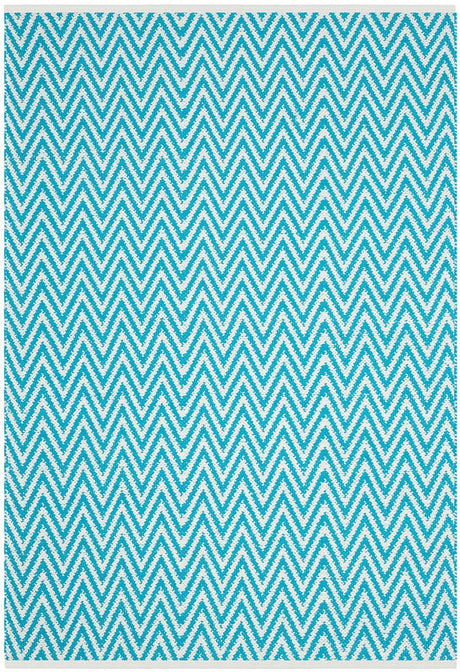 Safavieh Montauk Mtk812H Turquoise / Ivory Rugs.