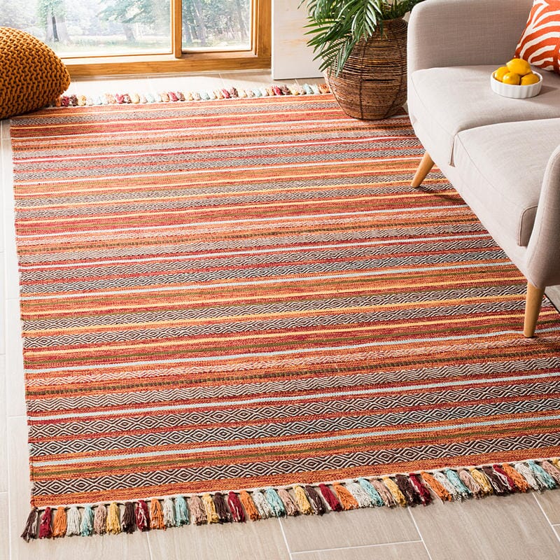 Safavieh Montauk Mtk901D Rust / Multi Rugs.